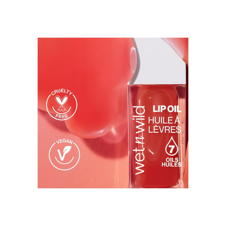 wet n wild Lip Gloss Oil Cedar Rose 0.15 fl oz Hydrating Shine and