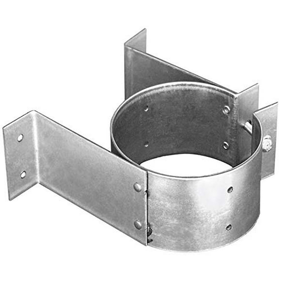 Correa de pared Pellet Vent DuraVent, soporte de acero de 4 pulgadas