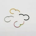 thumbnail image 4 of GKNET Multi Size Color Stainless Steel Nose Ring Lip Ring Earrings Piercing Jewelry-silver-1.2*14mm, 4 of 9