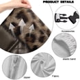 thumbnail image 6 of HUISEFOR Leopard Print Gaming Chair Cover for Men Breathable Game Chair Slipcovers with 2 Armrest Covers Removable Rotating Armchair Covers for Home, Shop, Living Room, Office, 6 of 8