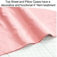 thumbnail image 6 of BedTite Soft Microfiber Anti-Wrinkle 4-Piece King Sheet Set - Mauve, 6 of 7