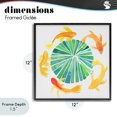 thumbnail image 4 of Stupell Industries Bohemian Lotus Garden Orbital Fish Black Framed Giclee Art, 12 x 12, by Hillary Holt, 4 of 8