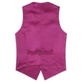 thumbnail image 6 of YONGHS Women Men Sparkly Sequin Vest Sleeveless Party Jacket Disco Dance Costume Nightclub Waistcoat Hot Pink 3XL, 6 of 7