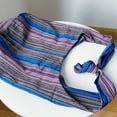 thumbnail image 6 of MMYGU Foldable Hemp Striped Slouchy Shoulder Bag - No-Closure, Cotton Lined, Retro Boho Style, Trendy Underarm Bag for Occasions - Versatile, Stylish, and Easy to Carry, 6 of 9