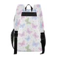 thumbnail image 3 of ALAZA Clear Backpack Butterfly with Bows PVC Transparent BookBag, 3 of 7
