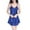 Dark Blue, variant on Nightgowns Satin for Women Sleeveless Plus Size Cozy Summer Sling Short Night Gowns Solid V Neck Loose Casual Soft Pajamas Sleepwear Loungewear Fashion Elegant Women's Nightdress Black M