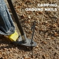 thumbnail image 5 of PAMINGONO 2Pcs Black Steel Tent Stakes Pointed Smooth Design Easy Soil Penetration, 5 of 8