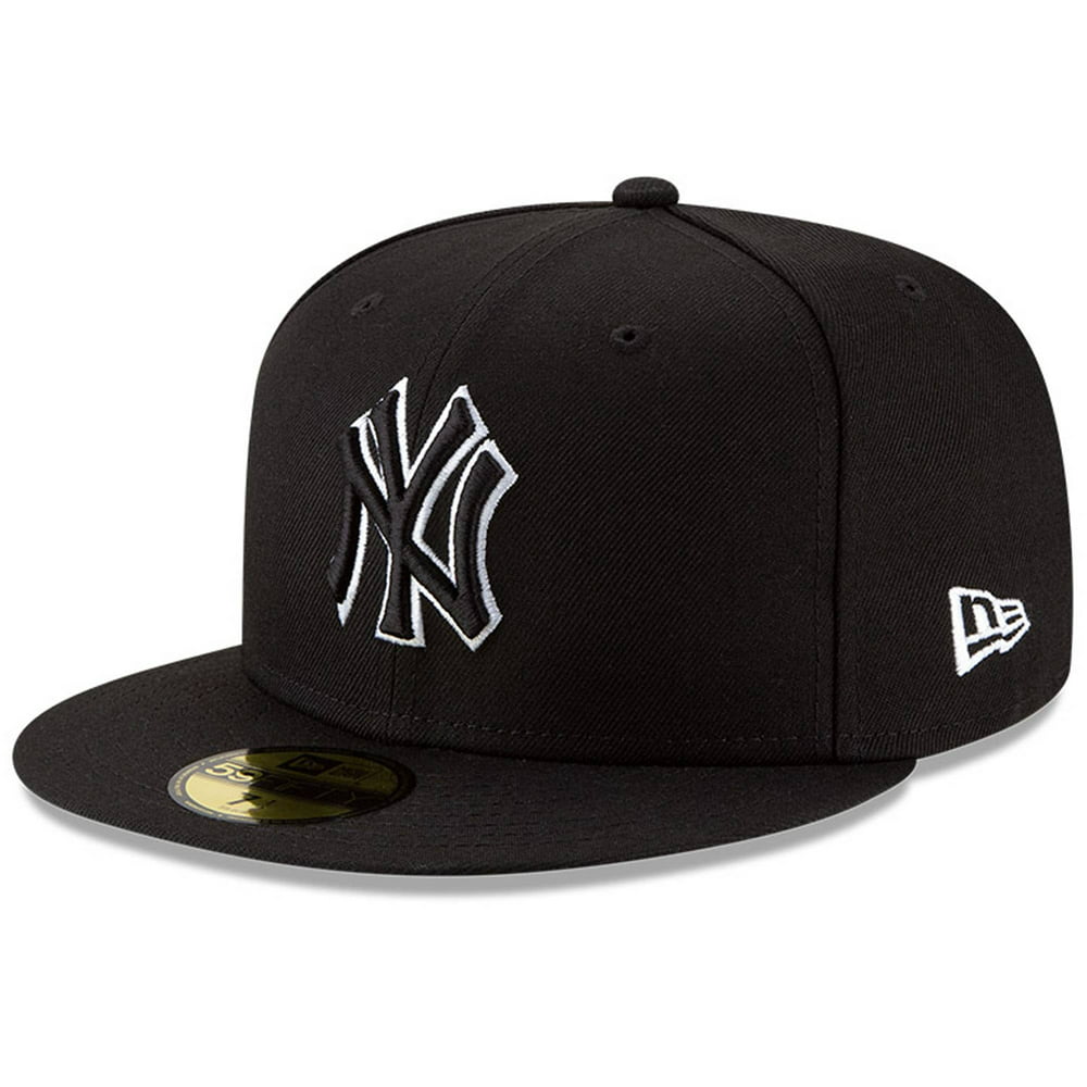 New York Yankees New Era B-Dub 59FIFTY Fitted Hat - Black - Walmart.com