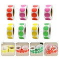 thumbnail image 3 of KAKOWELY 8 Rolls Circle Dots Stickers Practical Circle Dots Label Round Label Sticker,0.98"X0.98"(LxW), 3 of 4