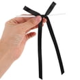 thumbnail image 5 of TABLZONE 40pcs Black Ribbon Bows for Cake Decorating Elegant Party & Anniversary Cake Toppers, 5 of 6