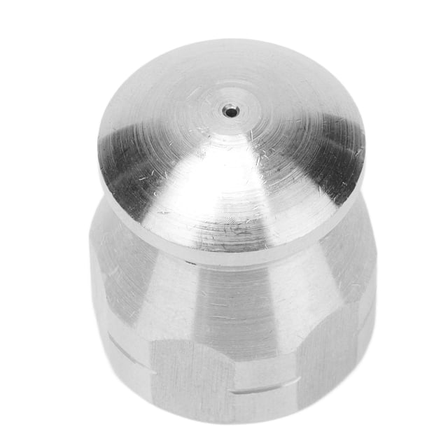Boquilla de limpieza de acero inoxidable, boquilla de limpieza de tuberías G3/8 pulgadas, boquilla de limpieza de alta presión, cabezales de limpieza, boquilla de chorro, apariencia llamativa