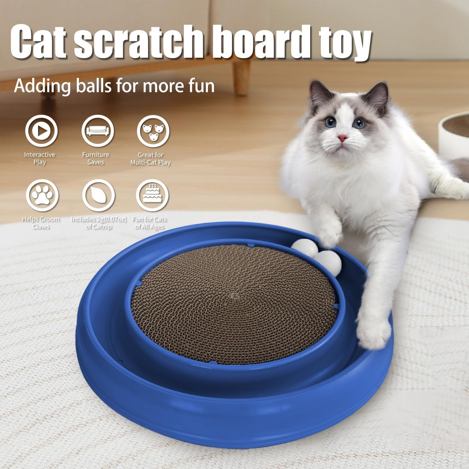 Cat Scratcher Bergan Cat Turbo Scratcher Cat Toy 70128 ASTCAT Blain's Farm  Fleet