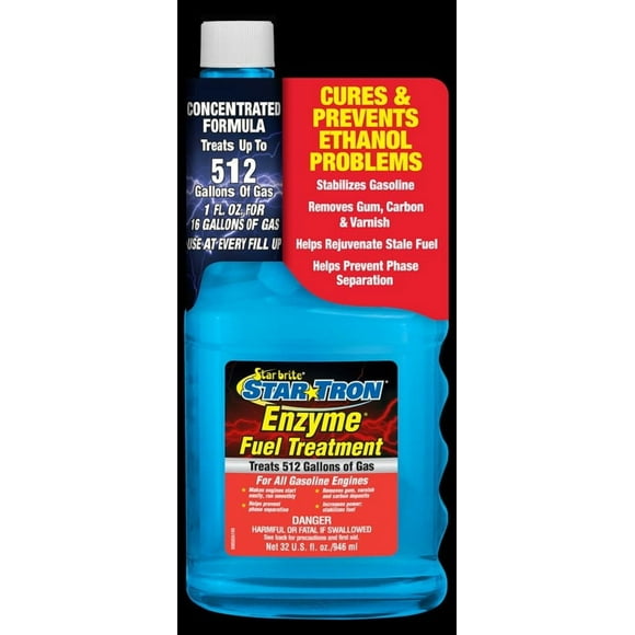 Star Brite Ethanol Fuel Treatment 093032C Star Tron; Used To Eliminates And Prevents Ethanol Fuel Problems; 32 Ounce Bottle; With Canadian Label