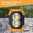 thumbnail image 4 of Work Light Rechargeable, Portable Led Work Light 2 Pack, Construction Lights Battery Powered, Led Emergency Lights For Home Power Failure, Rechargeable Work Light With Built-In Power Bank, 4 of 9