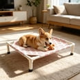 thumbnail image 5 of Elevated Pets Bed, Breathable Removable and Washable Raised Dog Bed for Indoor and Outdoor Use for Small Pets Beige, 5 of 6