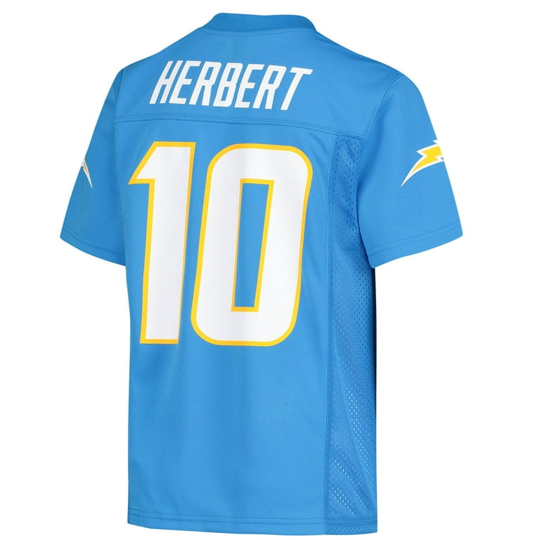 Youth Justin Herbert Powder Blue Los Angeles Chargers Replica