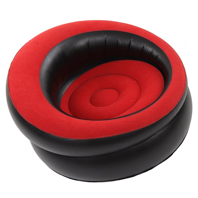 Inflatable Air Sofa Ergonomic Design Fast Valve Easy Inflation Portable Chair for Leisure Nap Reading Tanning
