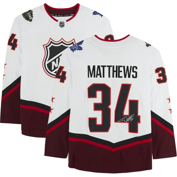 Auston Matthews Toronto Maple Leafs Autographed 2022 NHL All-Star Game White Fanatics Breakaway Jersey - Fanatics Authentic Certified