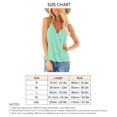 thumbnail image 4 of Camisola con cuello en V envolvente para mujer, camiseta sin mangas elegante de Color liso con tirantes finos para oficina, 4 of 5
