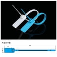 thumbnail image 2 of Pata de pollo hebilla cable atadura logo anti-falsificación pie de pollo granja avícola calcetín etiqueta de código bidimensional atadura de cable de nylon 100 piezas, 2 of 2