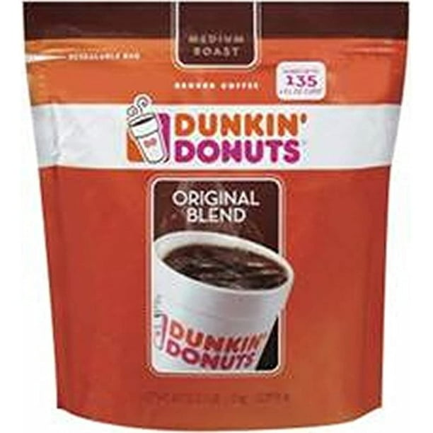 Dunkin Donuts Ground Coffee With Flip Top, 40 Oz. (Pack Of 2)