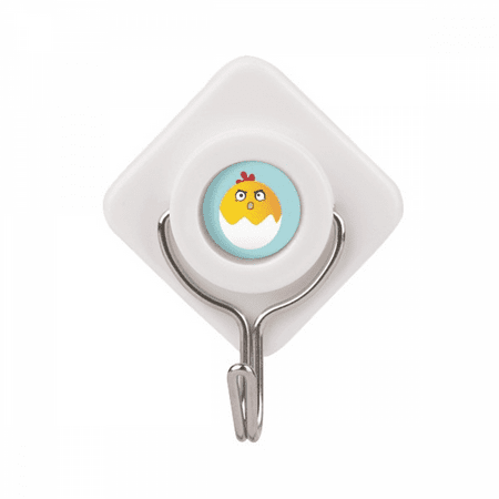 

Egg Cry Lovely Face Cartoon Adhesive Wall Hooks Hanging Self Sticky
