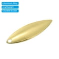 thumbnail image 4 of Fishing Lure Blades 1.3x0.4" Willowleaf Lure Making for DIY Bait, Golden 30 Pack, 4 of 5