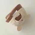 thumbnail image 4 of "Adorable Winter Baby Bear Hat – Soft Velvet, Adjustable, Sun Protection, Unisex for Infants 3-18 Months, Beige", 4 of 6