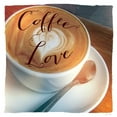 thumbnail image 2 of Schlabach, Sue 20x20 Black Ornate Wood Framed with Double Matting Museum Art Print Titled - Coffee Love, 2 of 4