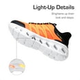 thumbnail image 4 of DREAM PAIRS Kids Light-Up Sneakers Slip-On Vegan Leather & Mesh Shoes with LED Lights & Shock-Absorbing Design, 4 of 6