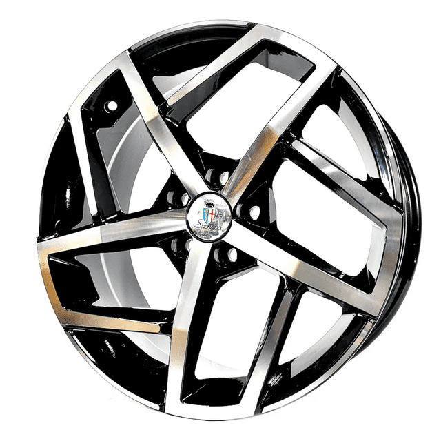 Rines Deportivos GTX 15x6.5 5-100 Juego de 4 Rines compatibles con Polo, Vento, Ibiza, Toledo, Corolla