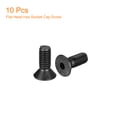 thumbnail image 3 of 3/8-16x1" Flat Head Socket Cap Screws, 10.9 Grade Carbon Steel Screw Bolts Fasteners 10Pack, 3 of 5
