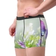 thumbnail image 2 of Fotbe Purple Butterfly On Wild Calzoncillos Tipo Boxer con Bolsa de Soporte Total para Hombre, X-Temp Fresco, Transpirable y de Secado Rápido-XX-Large, 2 of 5