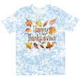 thumbnail image 3 of Inktastic Happy Thanksgiving Fall Leaves in Autumn Colors T-Shirt, 3 of 5