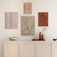 thumbnail image 4 of 1pc Modern Abstract Geometric Art Poster Mid Century Arches Landscape Terrace Wall Decoration Geometric Landscape Home Decor50 x 70 cm (without frame),05, 4 of 7