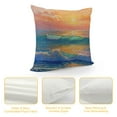thumbnail image 4 of Landscape Blue Waves Beach Sunset Pillowcases Nature Ocean Seaside Oil Painting Pillow Case Decorative Throw Pillow Cover for Home Sofa Office, 4 of 5