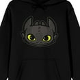 thumbnail image 2 of How to Train Your Dragon Toothless Head Vector Graphic on Black Adult Hoodie-Medium, 2 of 4