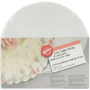 WILTON WMU 663297 Cake Boards-6-Inch Circle 10per Package