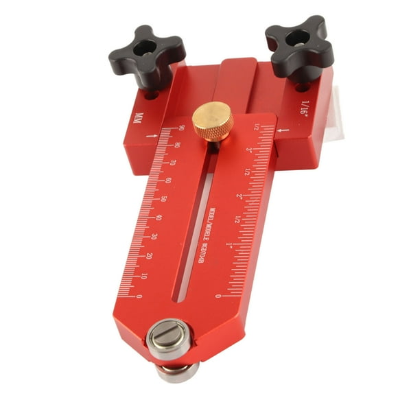 Thin Jig, Wear Adjustable Table Saw Jig Guide Tool with Sliders for Repeat Narrow Strip Cuts