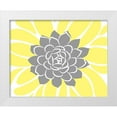 thumbnail image 1 of Robinson, Tamara 14x12 White Modern Wood Framed Museum Art Print Titled - Yellow Foliage Floral IV, 1 of 4
