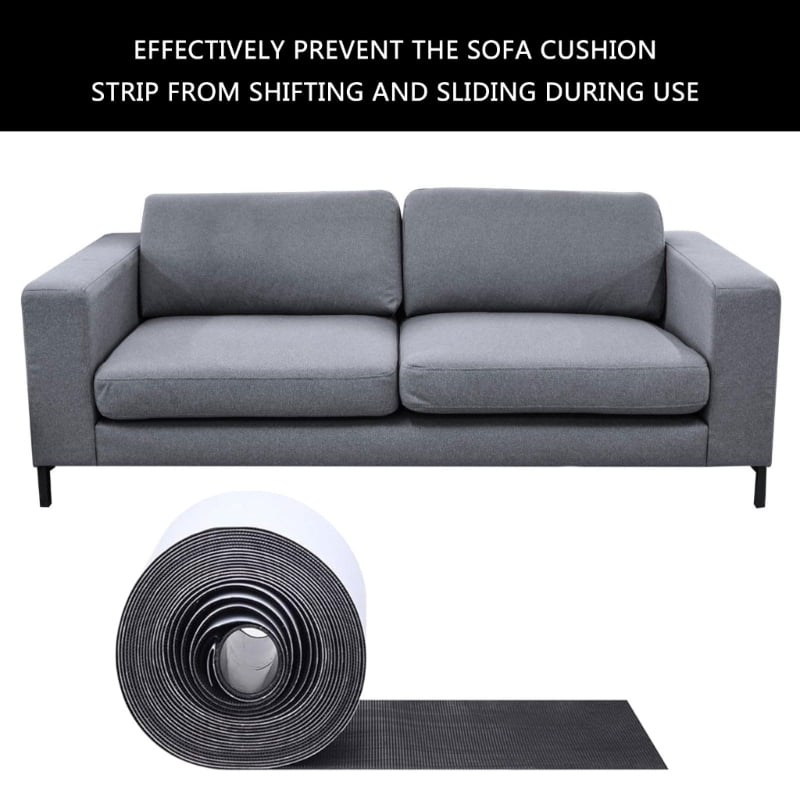Zecic 4.4Inchx20Feet Cushion Grip Pad Heavy Duty Adhesive Strips Sofa Cushions Tape