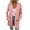 Pink, variant on Chunky Knit Cardigans for Women Long Sleeve Open Front Sweaters Solid Color Above the Knee Cardigan Fall Knitwear