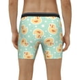 thumbnail image 4 of Cauagu Cute Duck Print Men's Boxer Briefs, Funny & Cute Underwear Elastic Waistband Briefs Ideal Gift for Men,1-Pack, 4 of 7