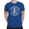 thumbnail image 2 of Space Force Academy Rocket Emblem Men's T-shirt, 2 of 3