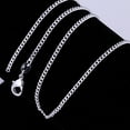 thumbnail image 4 of Esho Sterling Silver Necklace Neck Chain 16/18/20/22/24inch Gift, 4 of 5