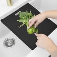 thumbnail image 2 of 18" Black Wood Fiber Workstation Cutting Board, 2 of 11
