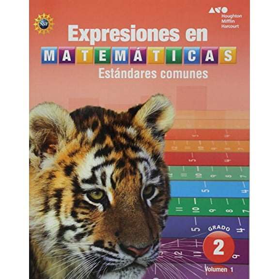 Pre-Owned Student Activity Book (Softcover), Volume 1 Grade 2 2013 (Houghton Mifflin Harcourt Spanish Math Expressions) Paperback