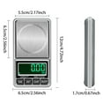 thumbnail image 1 of JJKBVCLO Pocket Scale Digital Jewelry Scale 200g 0.01g Accuracy USB Rechargeable Portable Mini Gram Scale Small Food Scale For Gold Coffee Batteries Included With Leather Cas E, 1 of 8