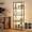 Brown, variant on OUTONLIFE 4-Tier Display Cabinet with LED Lights, Gaming shelf Curio Cabinet with RGB ,Open Storage Shelf for Collectibles, Figures, Gaming Room & Living Room, Black