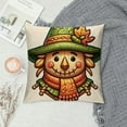 thumbnail image 2 of Fall Throw Pillow Covers Decoration Pillow Case Square Autumn Pillow Cover Linen Home Decor Sofa (Cute ), 2 of 5